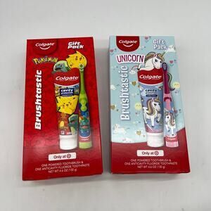 Colgate Toothpaste +Toothbrush Brushtastic Gift Pack 2 Box